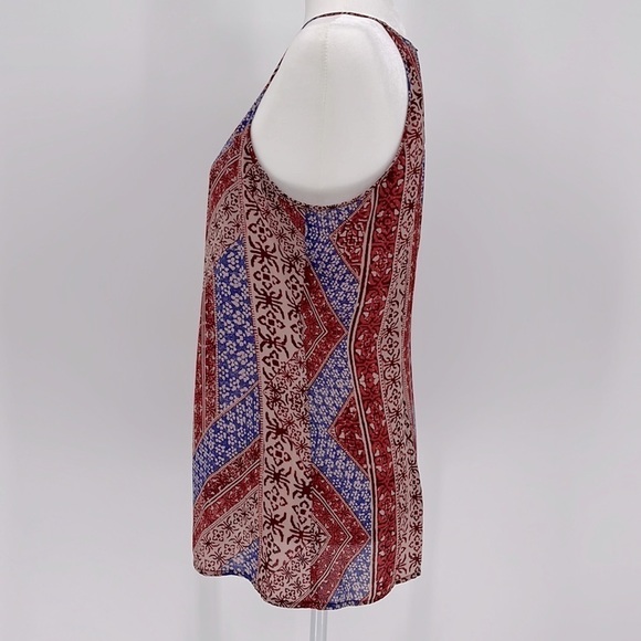 Violet & Claire Halter Top Red Blue Size Medium - Picture 2 of 9